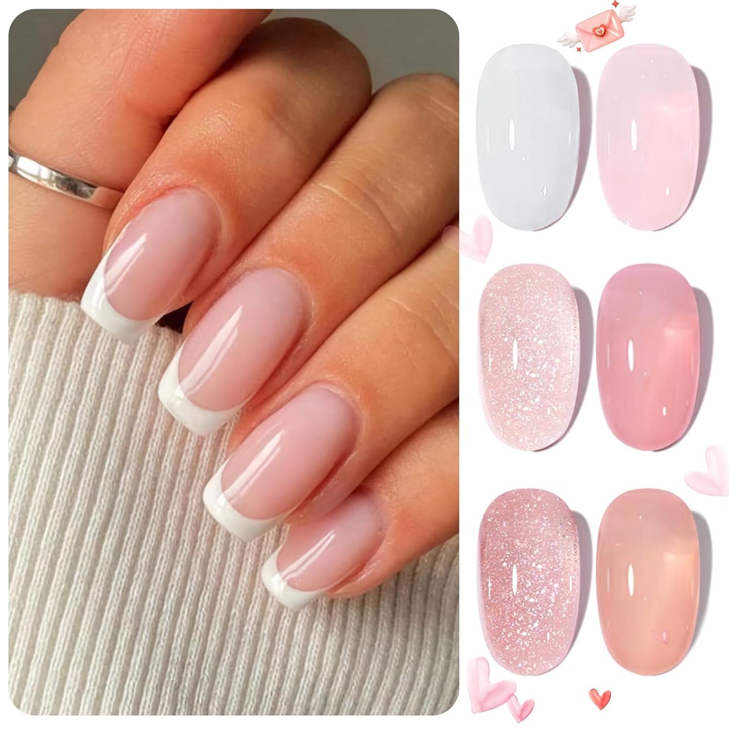 Born Pretty Neon Jelly Gel Nail Polish Set - Halloween Colors, Soak Off UV/LED for Salon & DIY