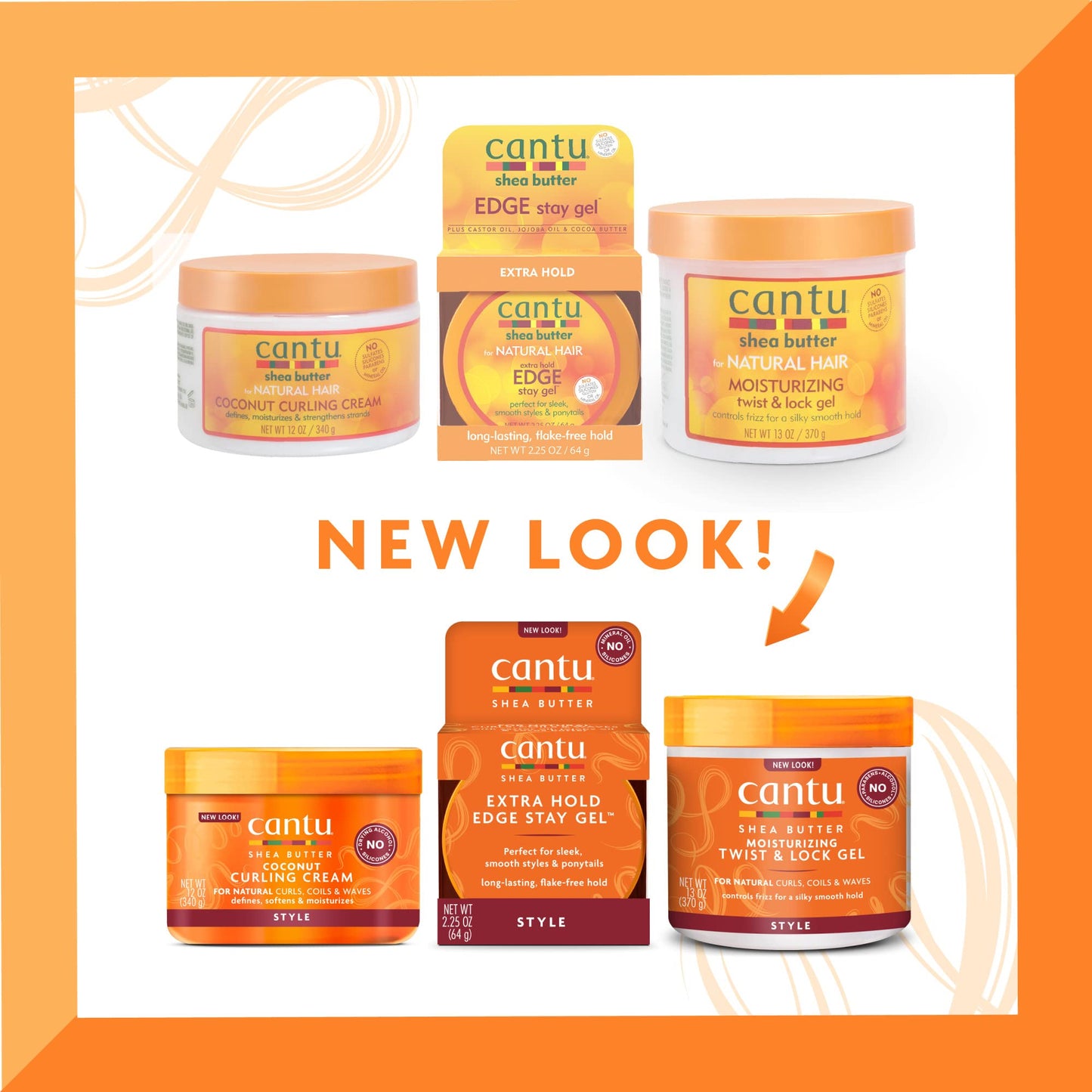 Cantu Coconut Twist Bundle, 3 Count