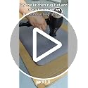 KitchenClouds 0.8 Inch Thick Anti-Fatigue Kitchen Mat Black 36"L x 22"W