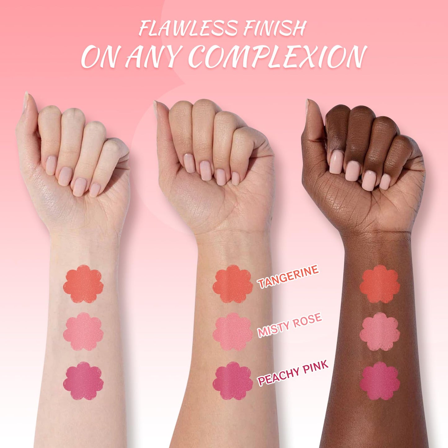 Color Nymph Liquid Stamp Blush, Multi-Use Face Blusher丨Makeup Blush for Eyes, Lips & Cheeks, Hydrating, Buildable & Long-lasting Formula, Vegan & Cruelty-free (Misty Rose)