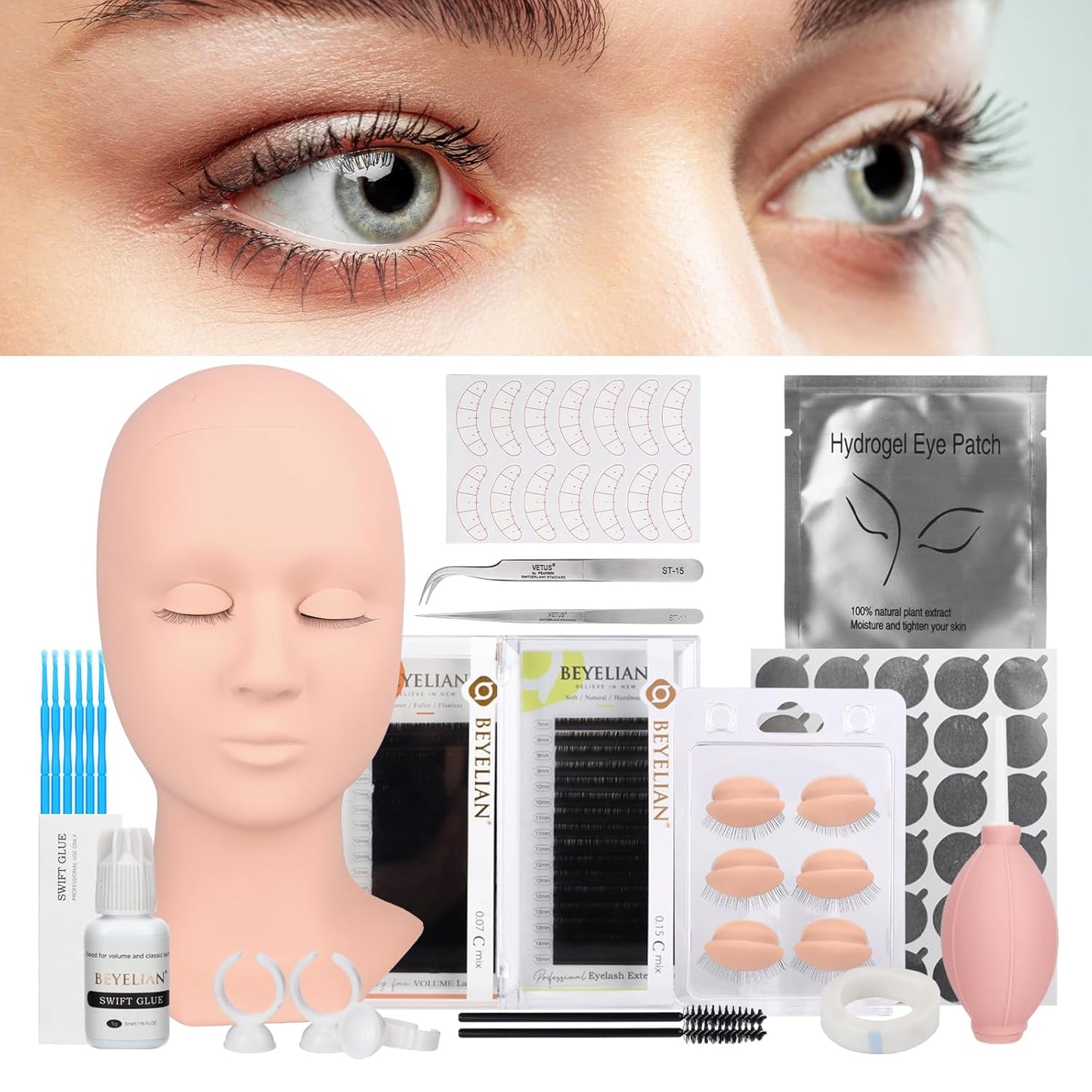 Lash Lift Kit by BEYELIAN - Professional Eyelash Perming & Curling for Salon & DIY Use
