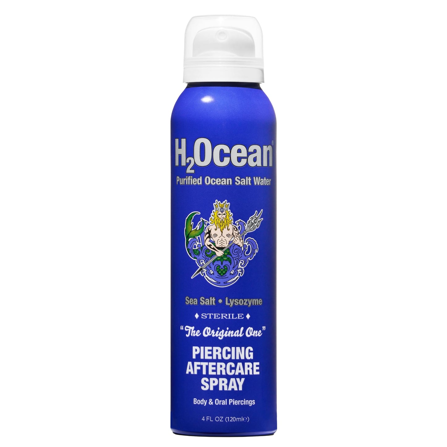 H2Ocean Piercing Aftercare Spray and Keloid Bump Removal– Sea Salt Spray for Body and Facial Piercings – Ear, Nose, Navel, Oral & Body Piercing Cleaner, Aftercare Solution for New Piercings– 4oz