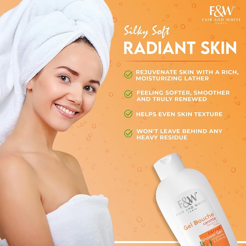 Carrot Tonifying Body Wash 1000ml – Hydrating Brightening Cleanser