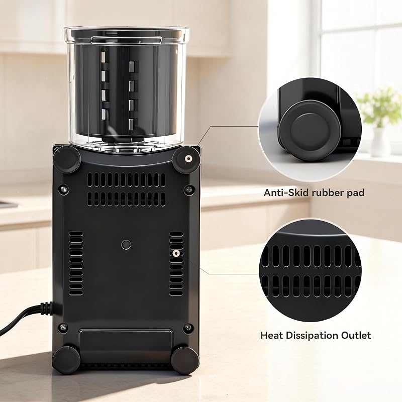 Electric Ice Crusher Shaved Ice Machine with Stainless Steel Body