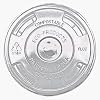 Eco-Products GreenStripe Compostable Plastic Cup Lids 9-24oz Flat with Perforated Straw Hole - Case of 1000