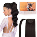 DOORES Ponytail Extension Human Hair, #2 18inch