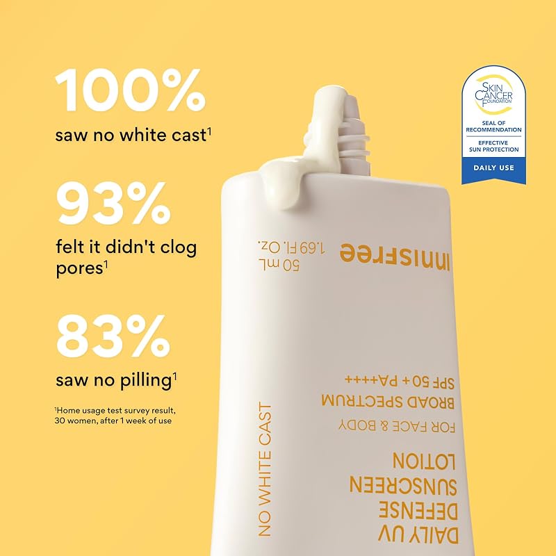 Daily UV Defense Sunscreen SPF 50+ PA++++ – 3.38 Fl Oz (Pack of 1) — Korean Face Sunscreen