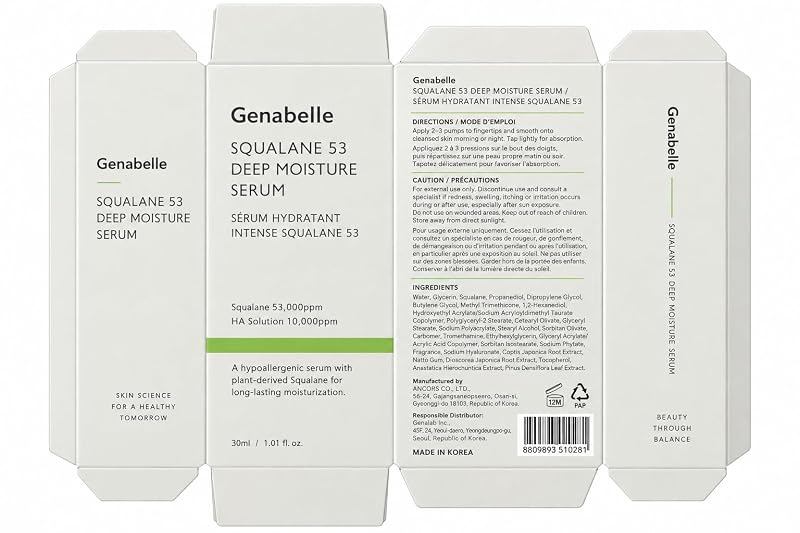 Hydrating Squalane Serum with Pine Exosomes – Deep Moisture for Skin Barrier & Radiance