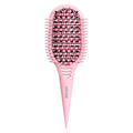 Conair Detangling Brush for Tight Curls & Long Hair - Mixed Bristles, Light Pink