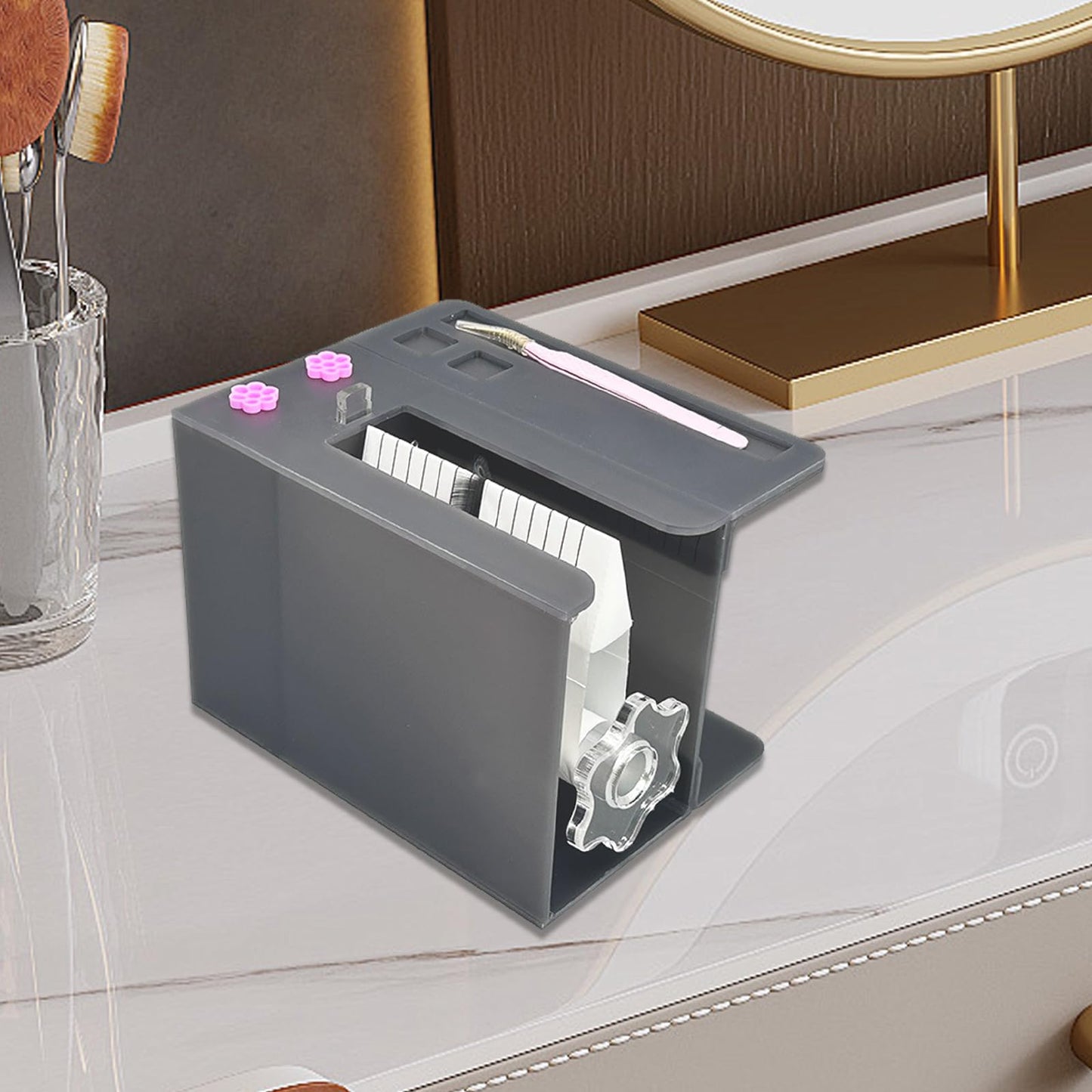 Eyelash Root Splitter Manual Eyelash Flowering Machine Lash Fan Maker Eyelash Extension Supplies Eyelash Fanning Machine