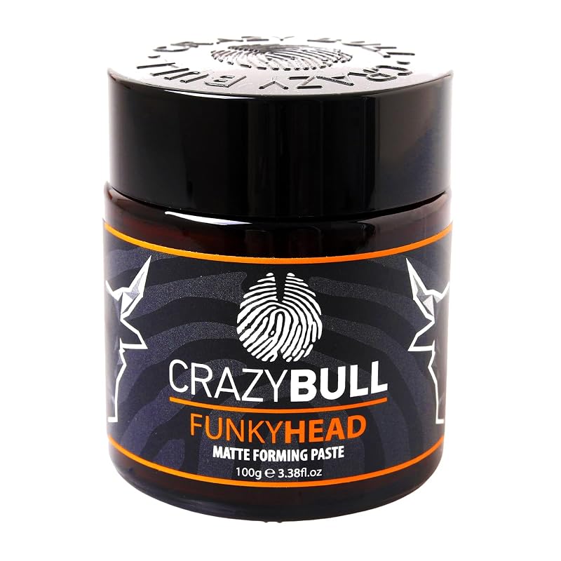 Funky Head Matte Forming Paste - Water-Based Hair Styling Cream, Vegan & Cruelty-Free - 3.38 oz