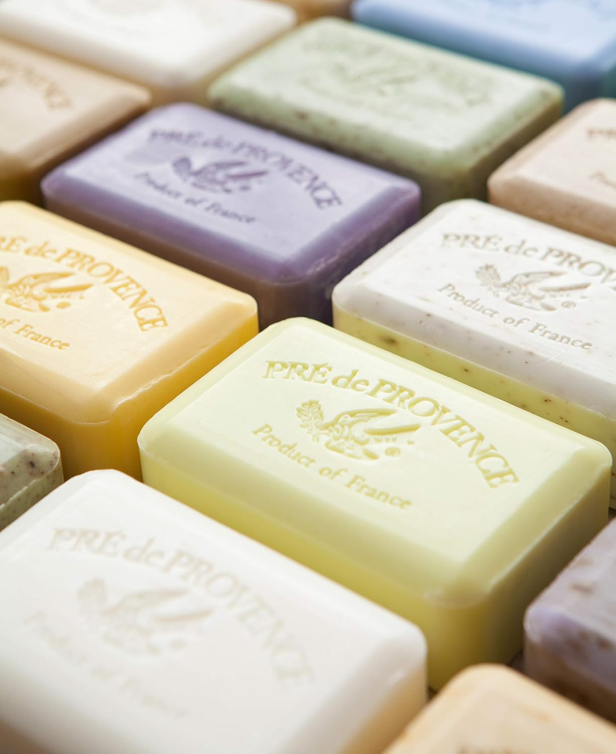 Pre de Provence Starflower Soap Bar - Organic Shea Butter, Quad Milled, 8.8 oz Natural French Skincare