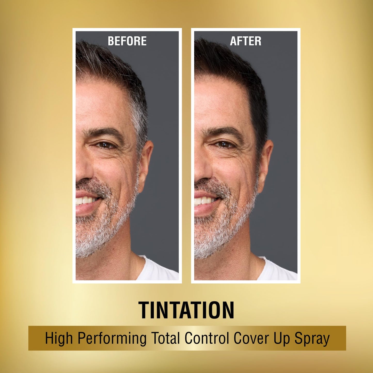 Red by Kiss Tintation Temporary Hair Color Spray, Instant Gray Root Touch Up Coverage, Water-Resistant & Smudge-Proof, Easy Wash Out, Barber & Hairline Touch-Up, Quick-Dry (Darkest Brown, 2.82 oz)