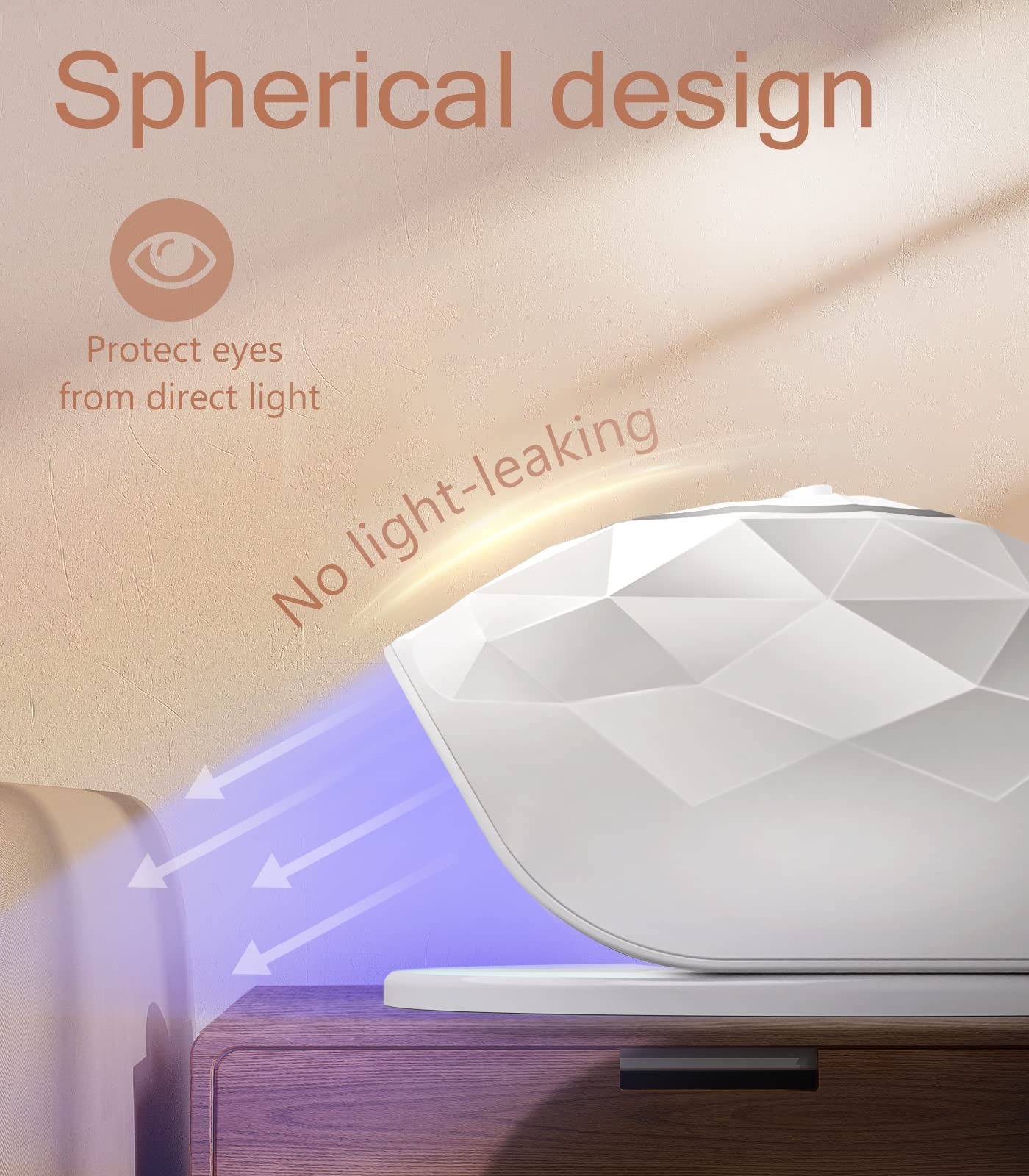 Easkep UV LED Nail Lamp - 86W Nail Dryer UV Light for Nails Eyes Protection UV Lamp for Gel Nails Gel Nail Polish Curing Dryer for Home and Salon