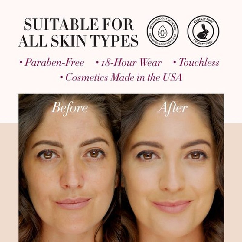 Luminess Air Icon Makeup Airbrush System and 4-Piece Foundation Starter Kit, Tan Coverage - Quick, Easy & Long Lasting Application - Includes Silk 4-In-1 Foundation, Highlighter & Blush