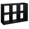 ClosetMaid 6-Cube Storage Organizer Shelf - Black Finish (Variation: Black+6-Cube)
