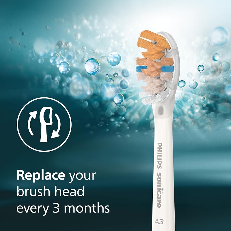 All-in-One Sonic Toothbrush Head 2-Pack for Philips Sonicare A3