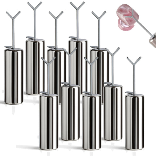 Heart Cat Eye Magnet For Nails, 5 Pack DIY Heart Cat Eye Magnet Set, Professional Nail Art Magnet Sticks with Y-Shaped Guide (10PCS)