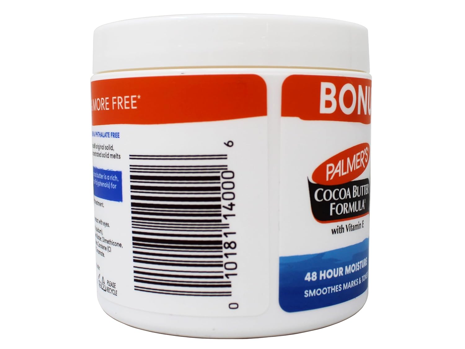 Palmer's Cocoa Butter Body Moisturizer with Vitamin E - 4.4 oz Jar, 2 Pack for Dry Skin Relief & Skin Toning