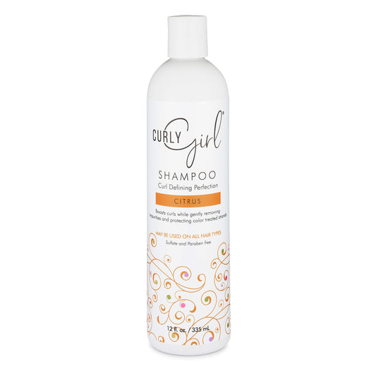 Curly Girl, Curl Definition Shampoo, (Sulfate, Paraben, Formaldehyde, DEA, MEA Free), Citrus 12 oz