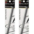 L'Oreal Infallible Matte-Matic Mechanical Eyeliner Ultra Black 512 - 2 Pack