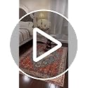 Boho Tribal 5x7 Washable Living Room Rug - Geometric Oriental Style, Non-Slip Entryway Carpet
