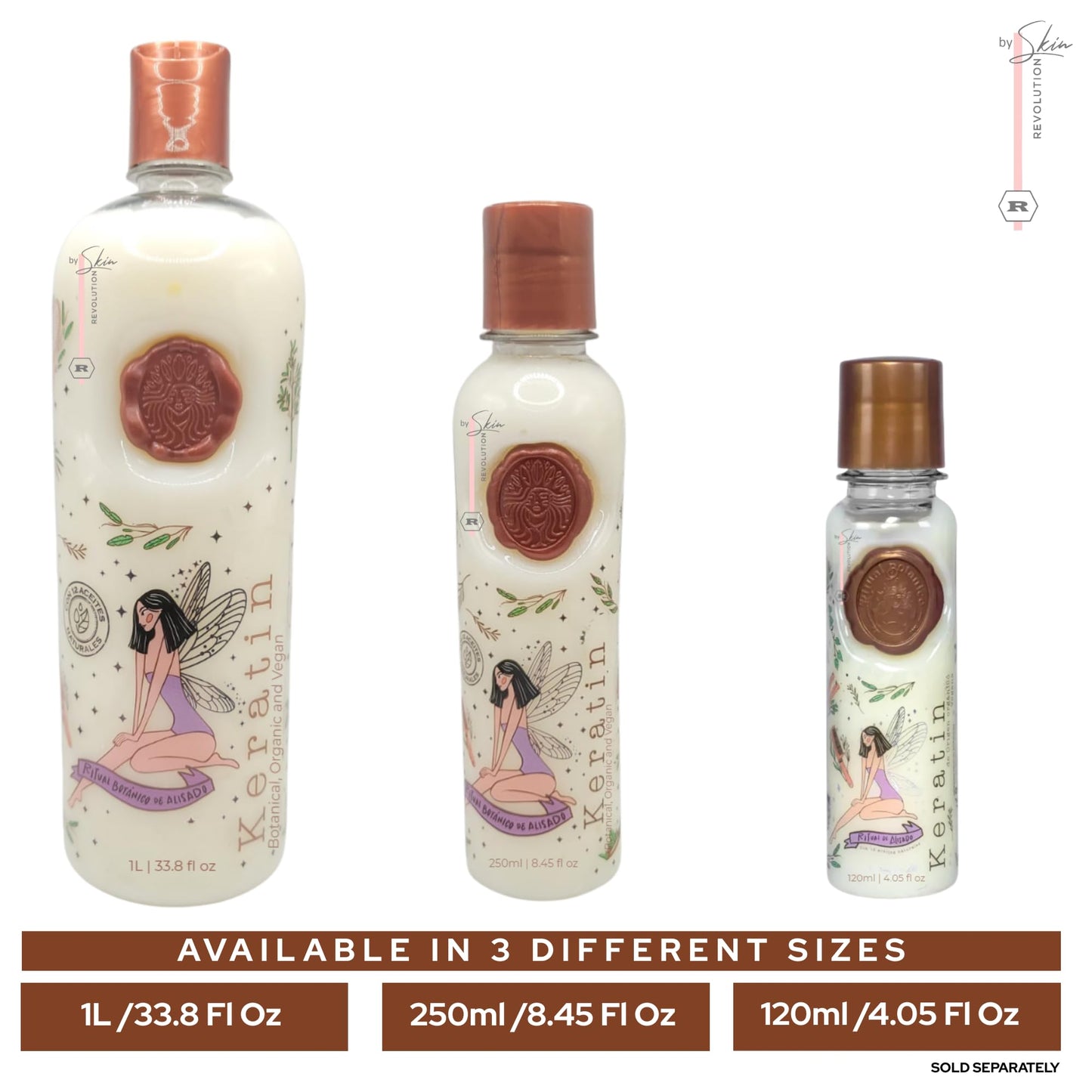 Ritual Botánico Keratina Orgánica | Treatment to Straighten, Repair and Relax Hair | All Natural, Organic & Vegan Ingredients | Product of Colombia| Keratin Medium, 250ml/8.45 Fl Oz)