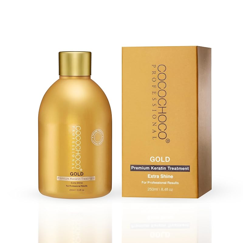 Keratin Hair Treatment 250 ml - CocoChoco Gold Premium Smoothing & Gloss
