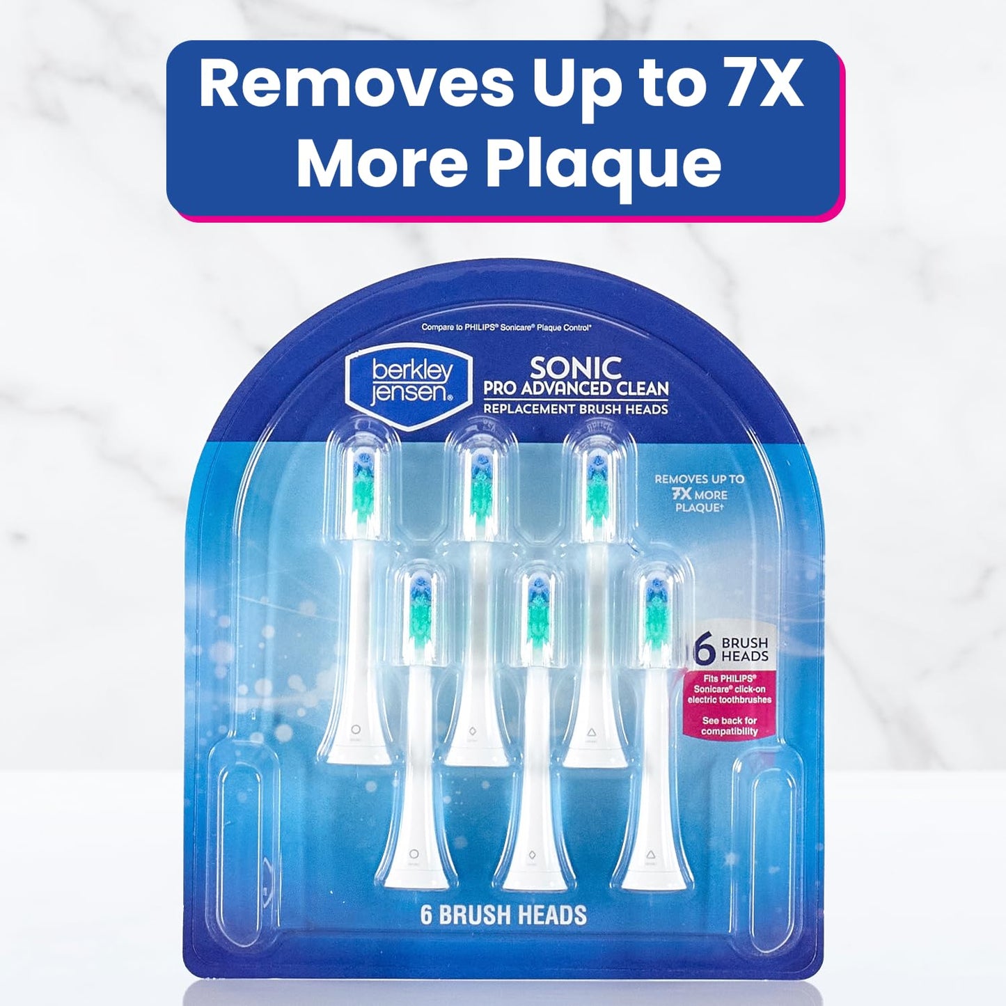 Berkley & Jensen 71389 Sonic Pro Advanced Clean Brush Heads