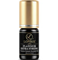 LONRIS Platinum Extra Strong Eyelash Extension Glue 5 ml – 8-9 Weeks Hold, 0.5-1s Dry Time