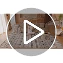 Large Washable 6x9 Boho Moroccan Area Rug with Geometric Pattern - Brown & Green, Non-Slip, Foldable for Living Room & Home