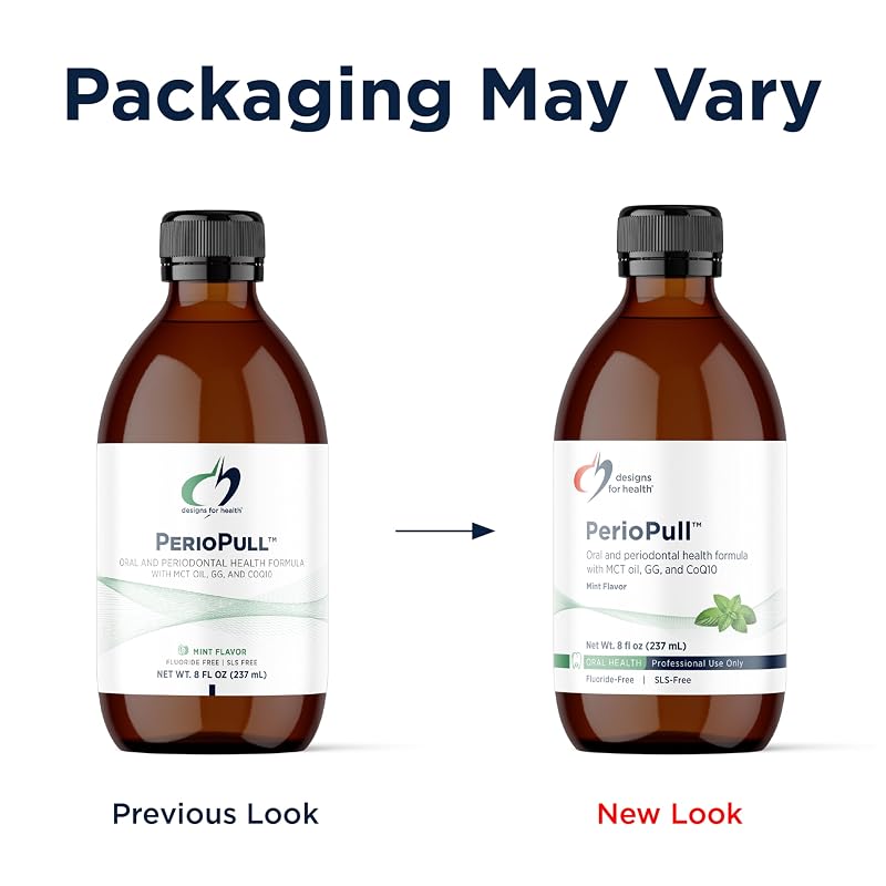 PerioPull Oil Pulling Oil with MCT Coconut Oil, Mint – 8 oz