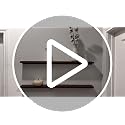 White 48-Inch Picture Ledge Shelf Set of 4 Wall Mounted Photo & Book Shelves