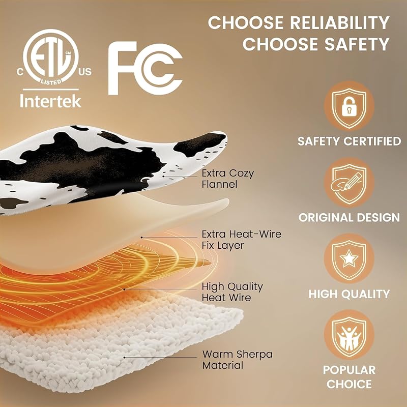 King Heated Blanket 90 x 100
