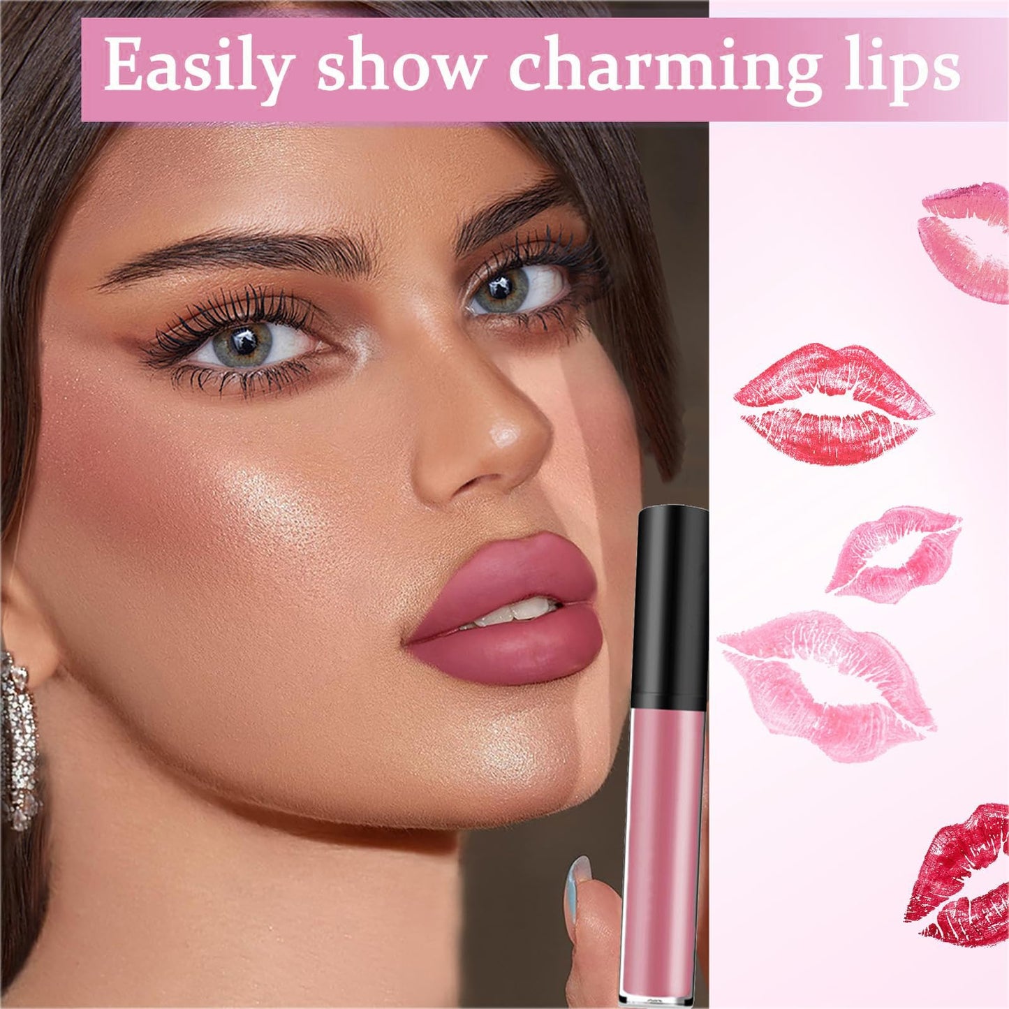 Lassi Lips Staining Lip Oil, Hailnrothwad 12 Colors Cream Texture Lipstick, Non-stick to Cup Non-fading Long Lasting Moisturizing (#12)