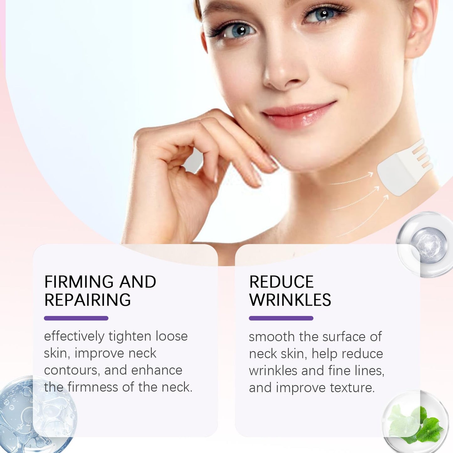 Celestica Neck Tape, Celestica Instant Neck Tape, Firming & Lifting Invisible Celesticaco, Ultra Lifts for Jowls Tightening (1 Set: 4 Strips + 20 Patches, 20 cm)