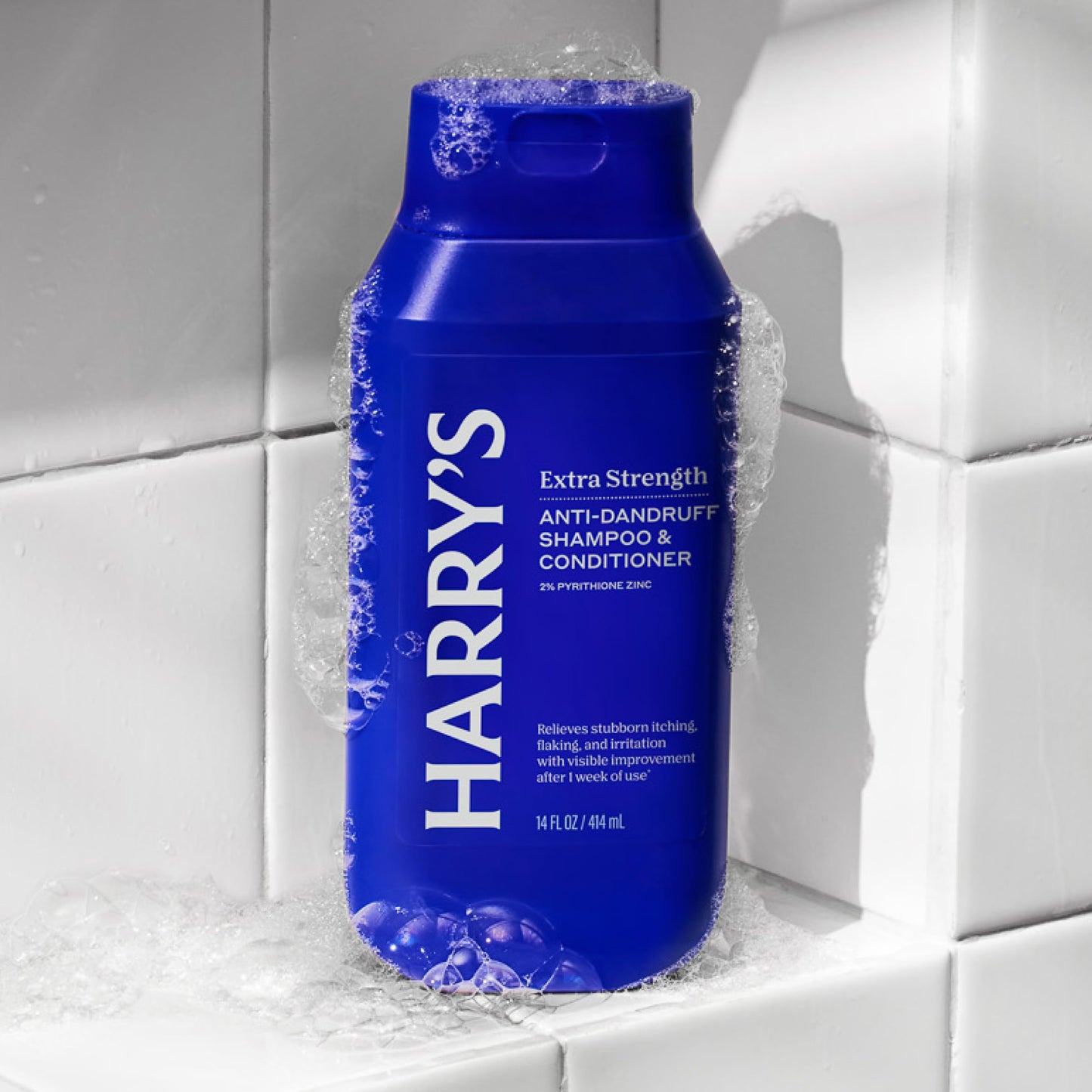 Harry's Extra-Strength Anti-Dandruff Men's 2 in 1 Shampoo and Conditioner - (3 Pack) 14 fl oz - Made with 2% Pyrithione Zinc