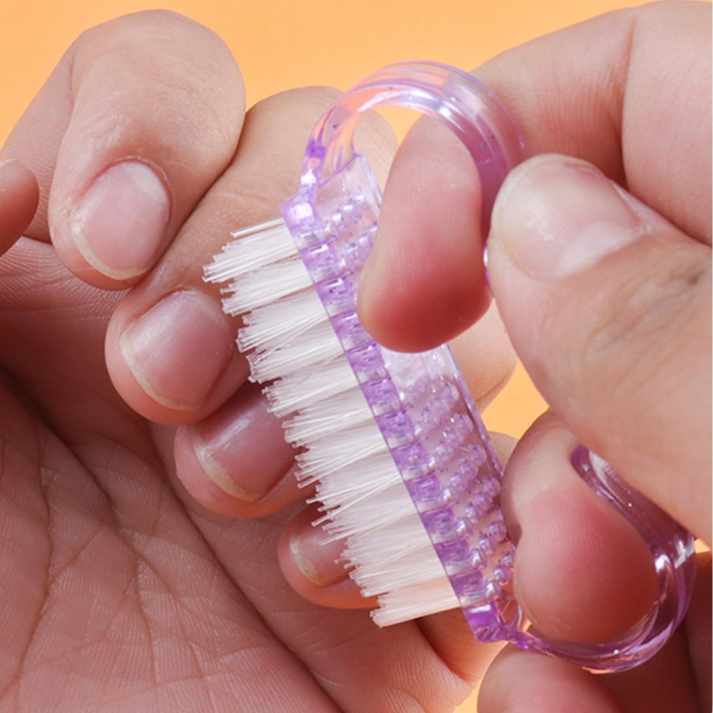 Nail Scrubber Brush 8PCS Set, Handle and Long Handle Nail Cleaning Brushes, Sturdy Fingernail Brush for Manicures