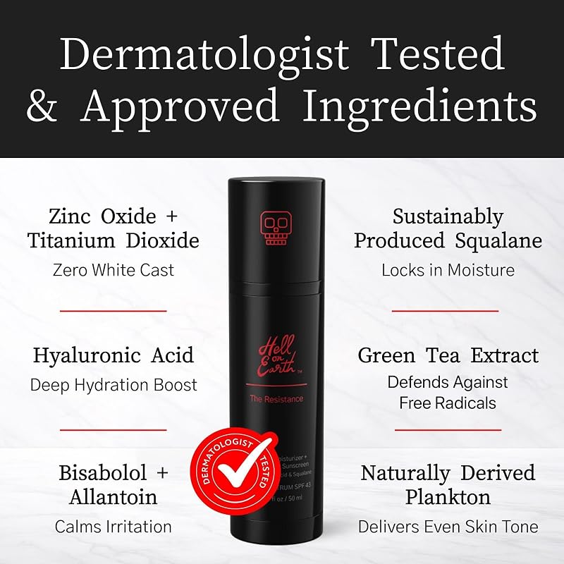2-in-1 Daily Moisturizer & Mineral Sunscreen SPF 43 – Hydrating, Non-Greasy