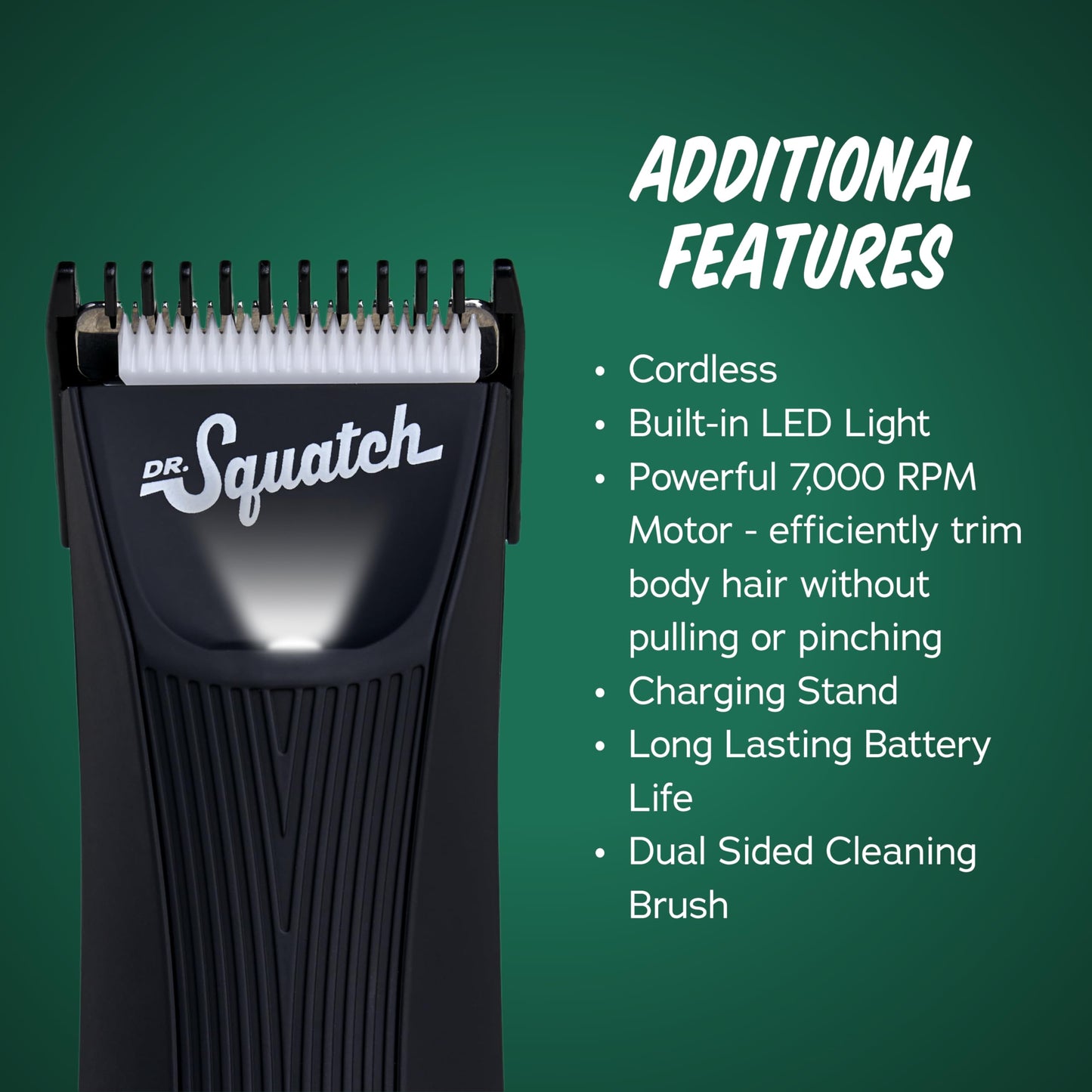 Dr. Squatch Groin Guardian Electric Trimmer Replacement Blades - 2-pack