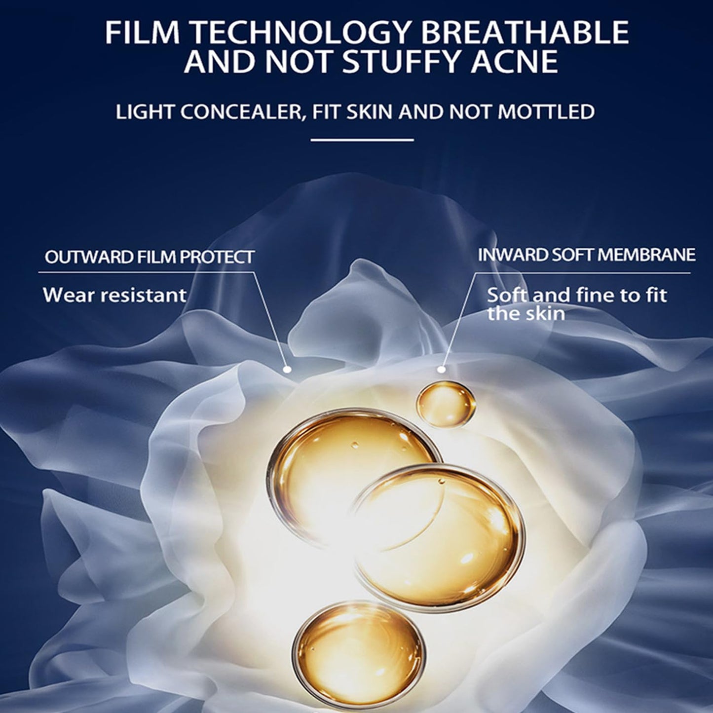 Evanesce Soft Matte Cream Concealer, Evanesce Foundation Long-Lasting Sweat-Proof, Covers Scars, Blemishes, And Tattoos Full Coverage (white+Natural)