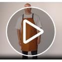 Hedley & Bennett Crossback Chef Apron Midnight Blue with Pockets & Towel Loop