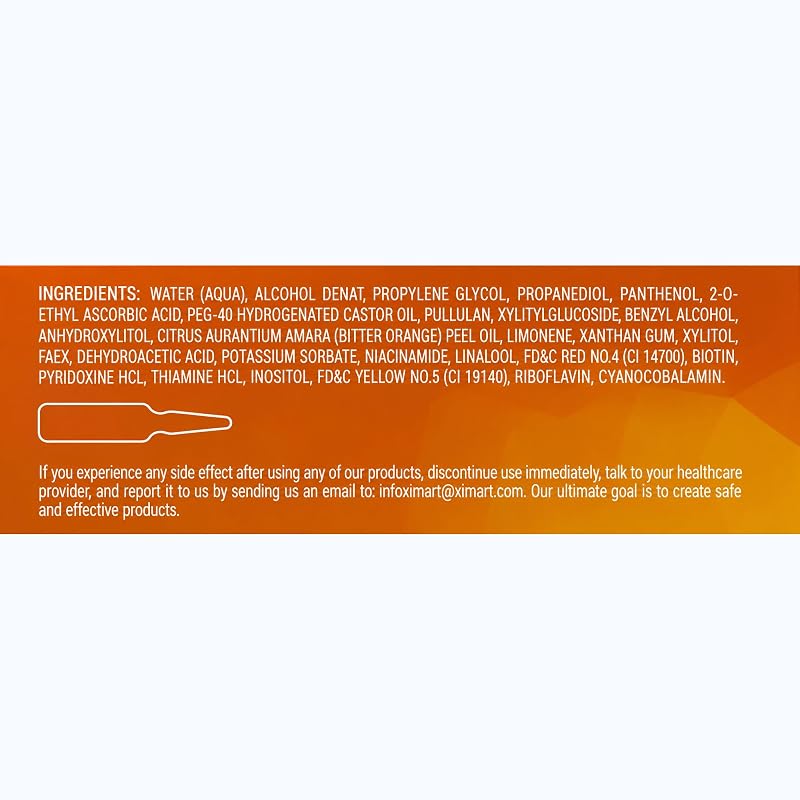 Vitamin C Serum 5% Stabilized with Niacinamide & Biotin - 12 Ampoules 2 mL