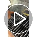 Bristle-Free Grill Brush with Steam Cleaning & Replaceable Head - Black
