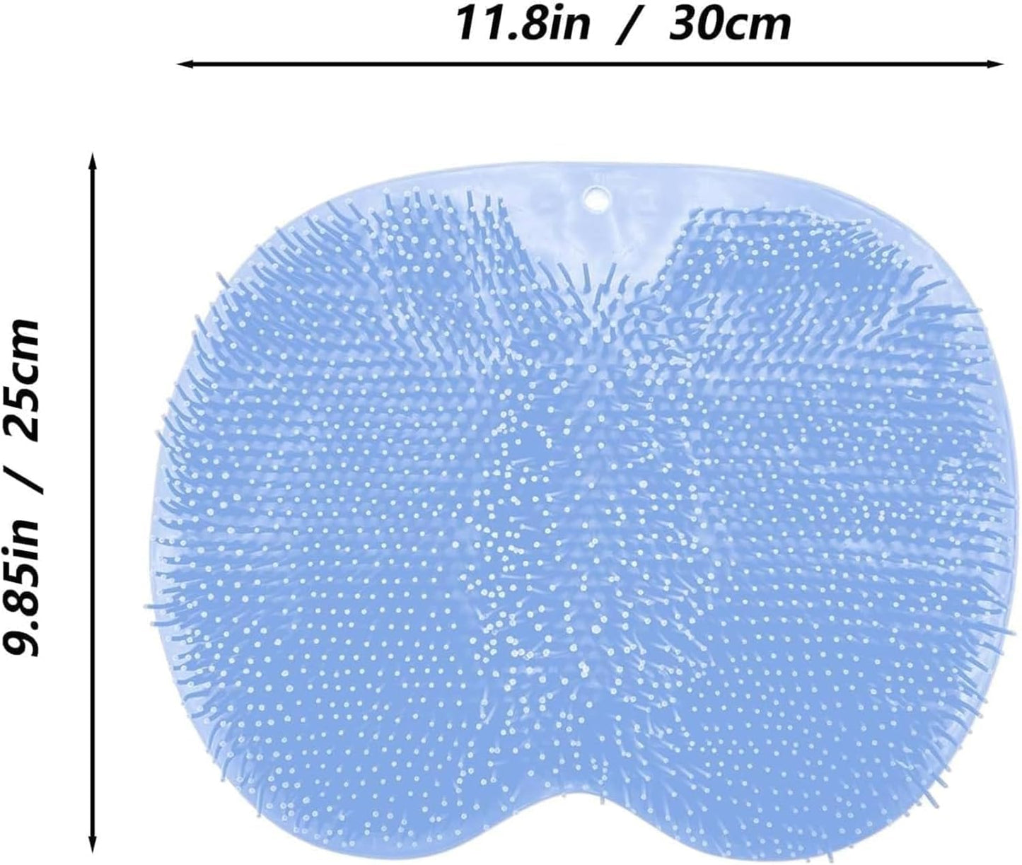 Solespa Hands Free Silicone Foot Scrubber Mat, Solespa Foot Scrubber, for Clean Men and Women with Suction Cup(Green)