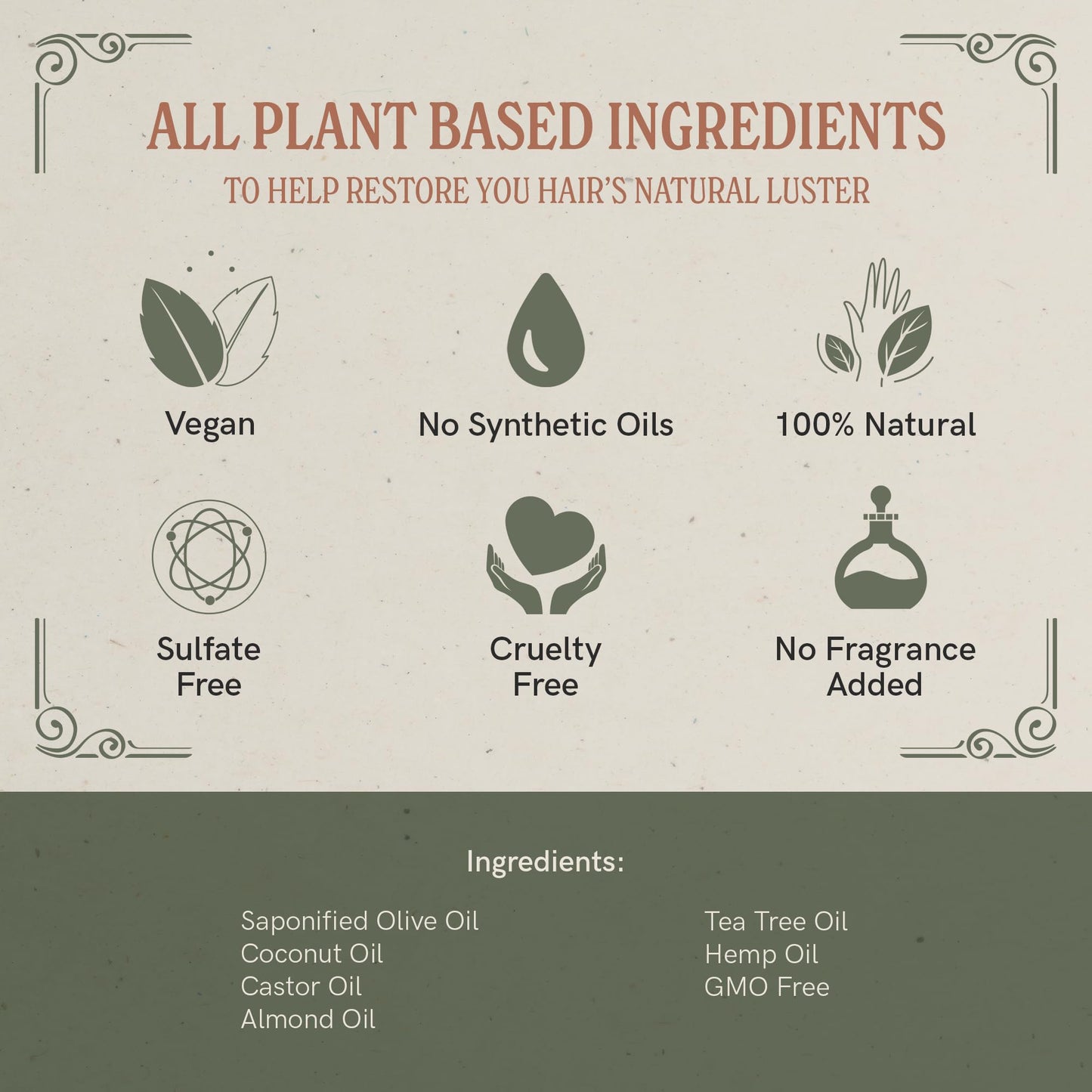 J·R·LIGGETT'S Shampoo Bar - Original Formula, All Natural Bar Shampoo for Hair with Coconut Oil & Castor Oil, Sulfate Free, GMO Free, Gentle Lather and Refreshing, 3.5 oz - 2 Pack