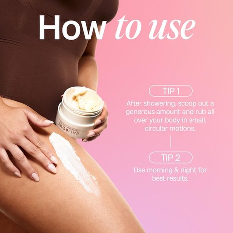 Bali Body Antioxidant Body Whip | Non-Greasy, Self-Tan Extender Hydrating Body Lotion | Repair & Firms All Skin Types | Hyaluronic Acid Enriched | Vegan, Cruelty Free, Australian Made (225 g/7.9 oz)