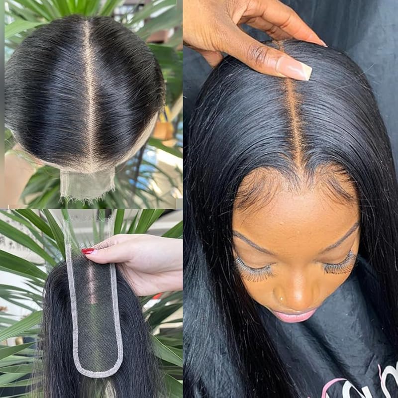 Venice 14 Inch 2x6 HD Skinlike Lace Closure Human Hair Pre Plucked with Baby Hair