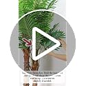 7FT UV-Resistant Faux Palm Tree – 84 Inch Artificial Outdoor Tropical Tree