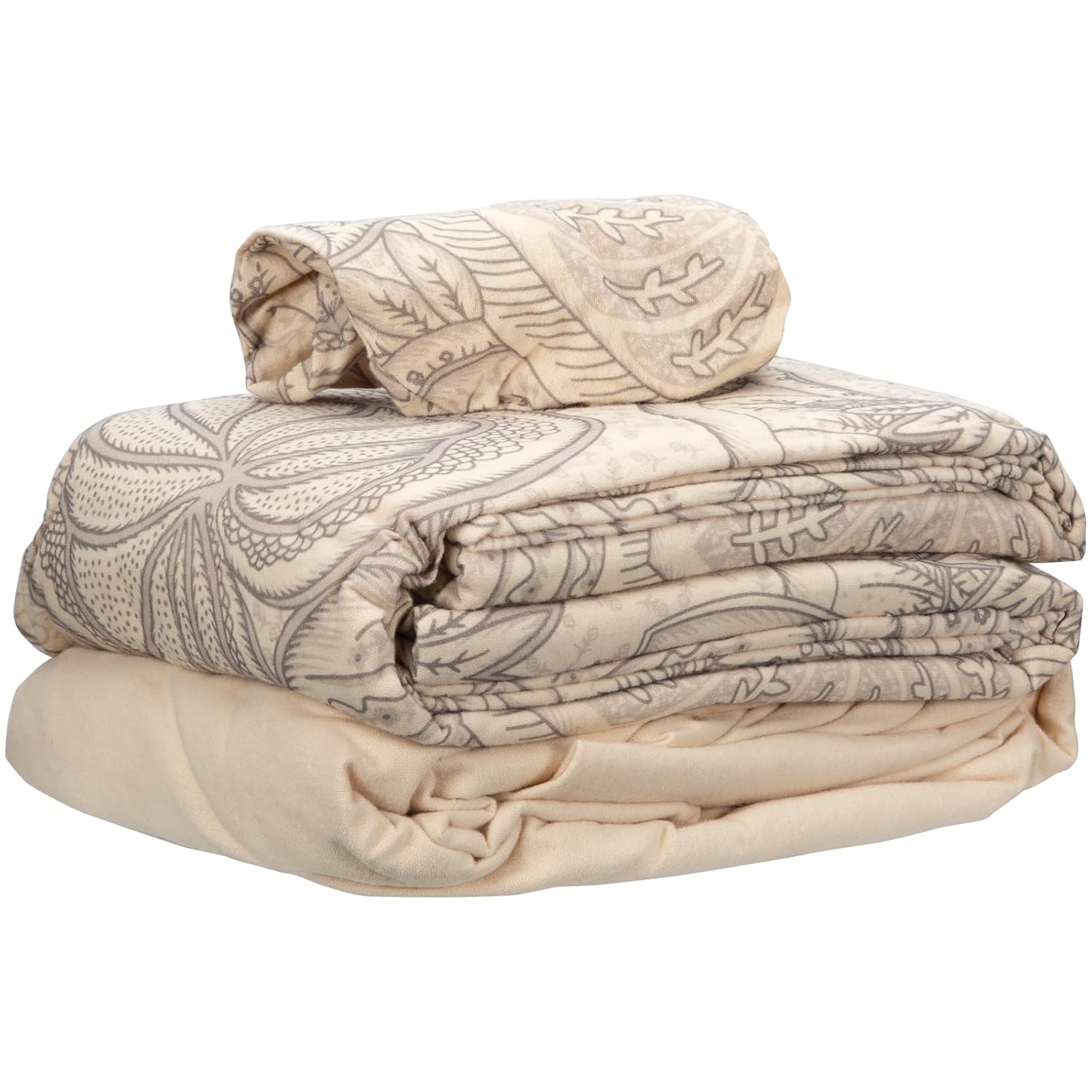 Premium Designer Flannel Massage Sheet Set - 3-Piece, Island Tranquility for Massage Tables